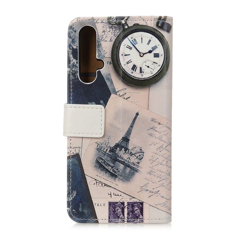 Flip Case Honor 20 Runoilijan Eiffel-Torni