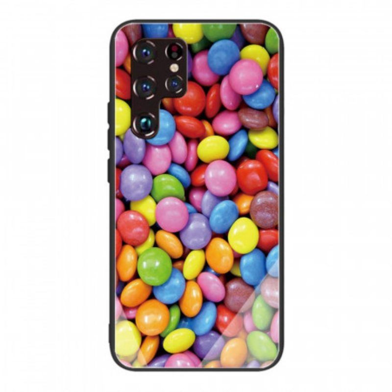 Case Samsung Galaxy S22 Ultra 5G Karkaistu Lasi Karkkia