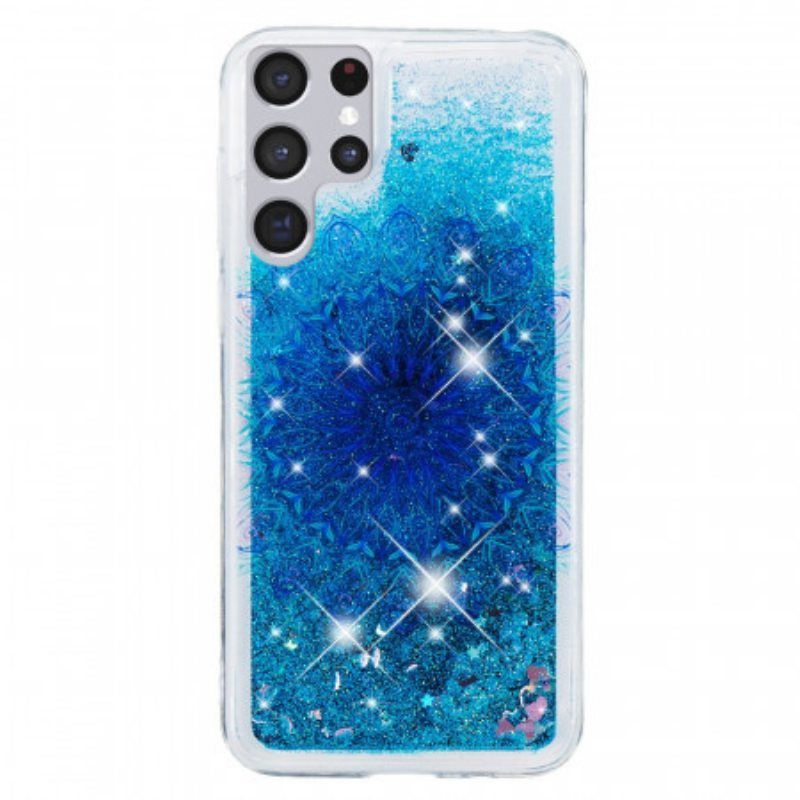 Kuori Samsung Galaxy S22 Ultra 5G Glitter Mandala