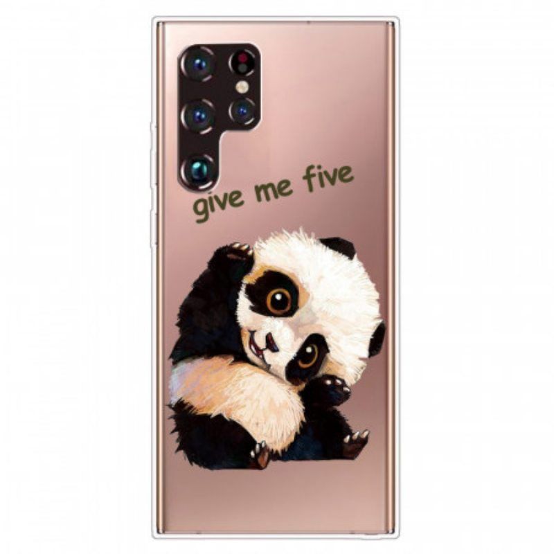 Kuori Samsung Galaxy S22 Ultra 5G Panda Anna Minulle Viisi