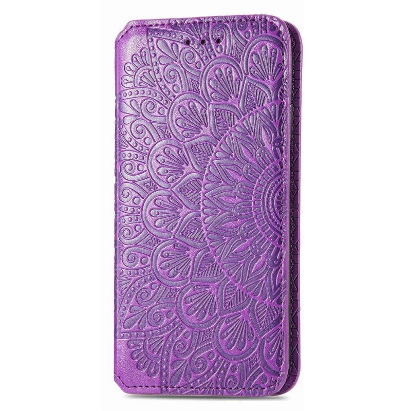 Puhelinkuoret Samsung Galaxy S22 Ultra 5G Kotelot Flip Mandala