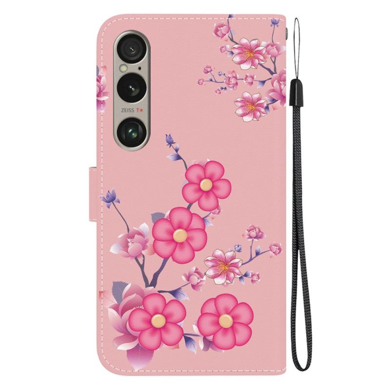 Kotelot Sony Xperia 1 Vi Puhelinkuoret Sakura-hihna