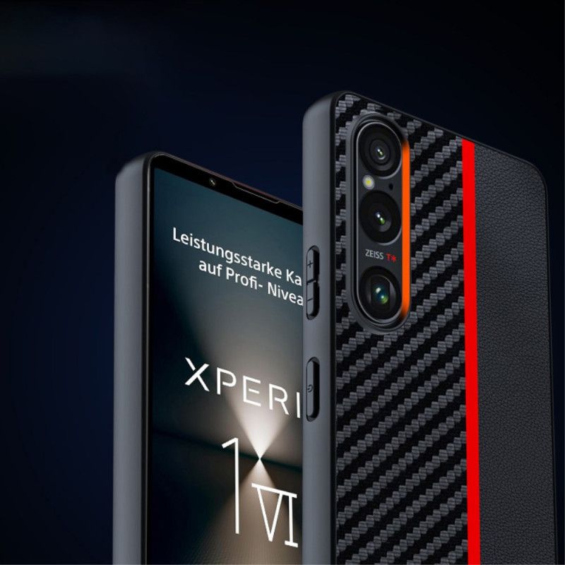 Kuori Sony Xperia 1 Vi Hiilikuitutyyli