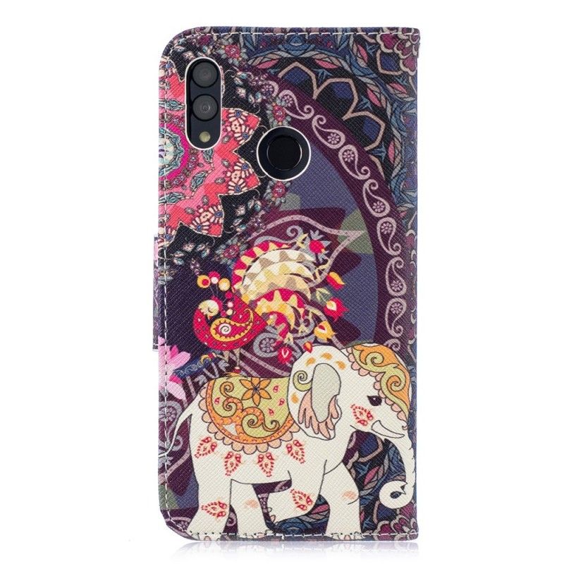 Flip Case Honor 10 Lite Etninen Norsu Mandala