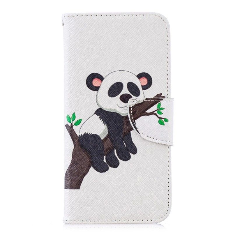 Nahkakotelo Honor 10 Lite Puhelinkuoret Laiska Panda