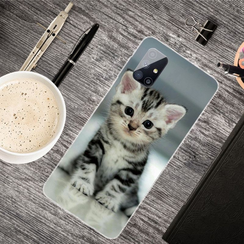 Case Kuoret Samsung Galaxy M51 Puhelinkuoret Kissanpentu