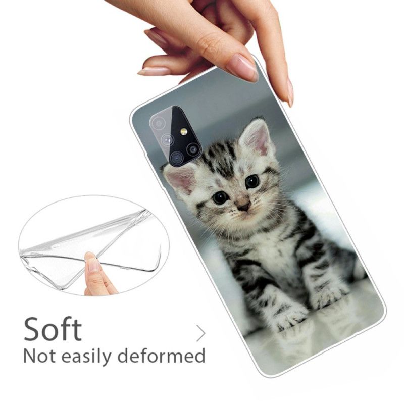 Case Kuoret Samsung Galaxy M51 Puhelinkuoret Kissanpentu