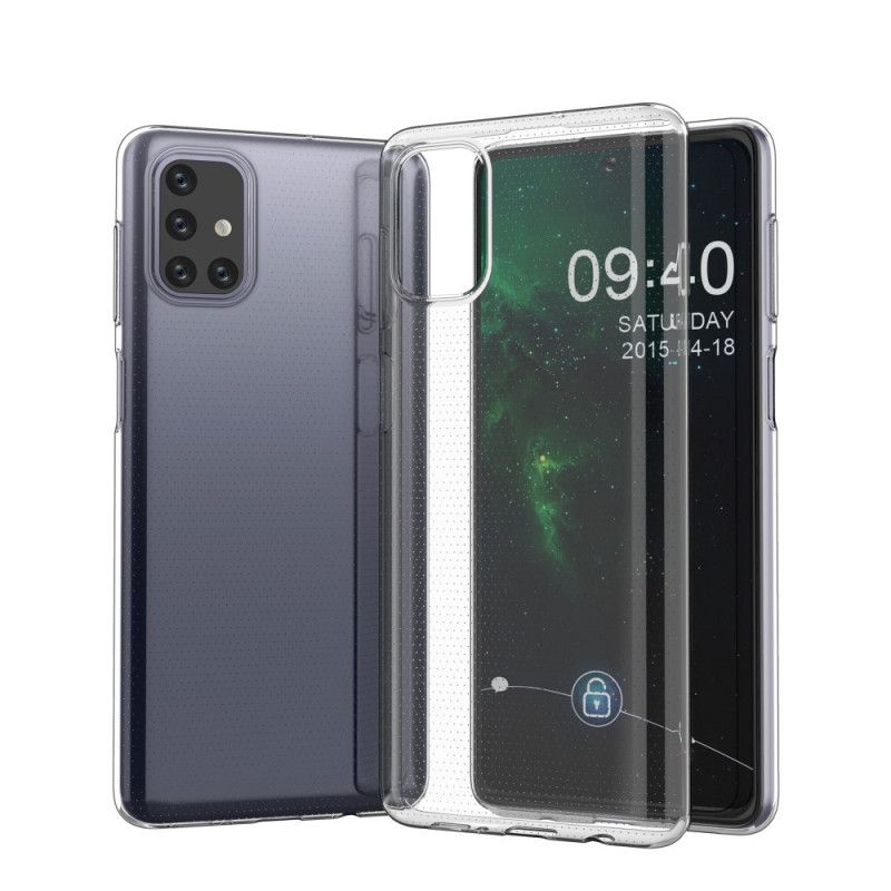 Case Kuoret Samsung Galaxy M51 Puhelinkuoret Läpinäkyvä Erittäin Hieno 5 Mm