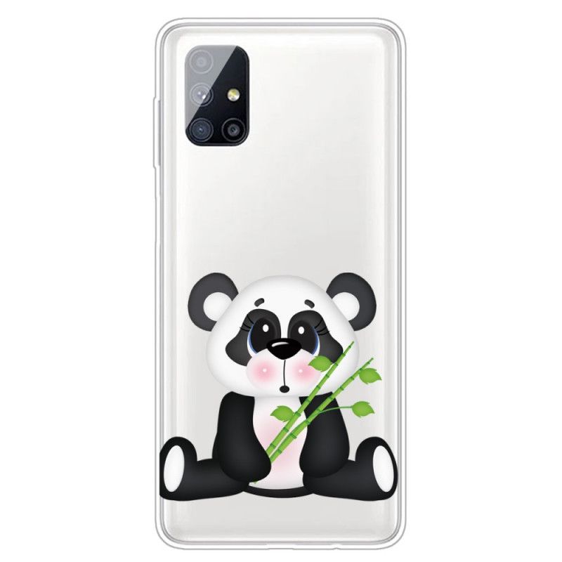 Case Kuoret Samsung Galaxy M51 Puhelinkuoret Läpinäkyvä Surullinen Panda