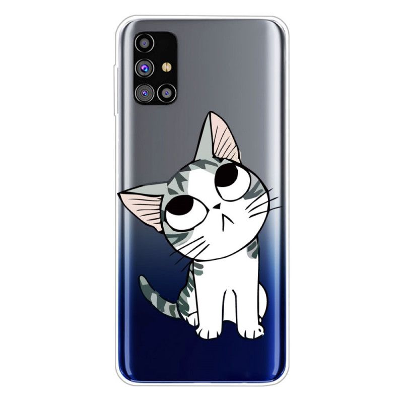 Case Kuoret Samsung Galaxy M51 Puhelinkuoret Viehättävä Kissa