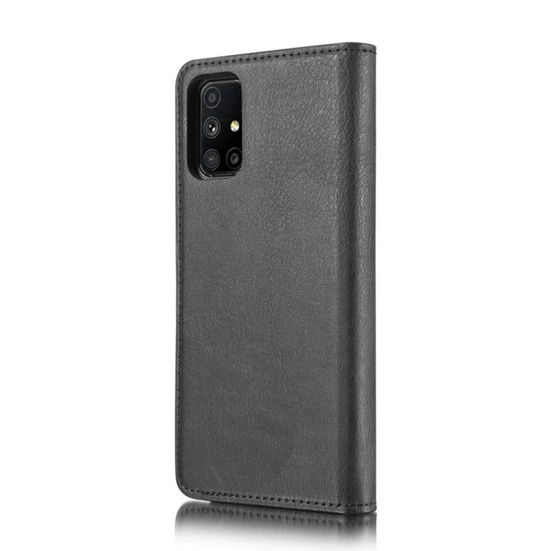 Flip Case Samsung Galaxy M51 Harmaa Musta Dg. Ming Irrotettava Kotelo