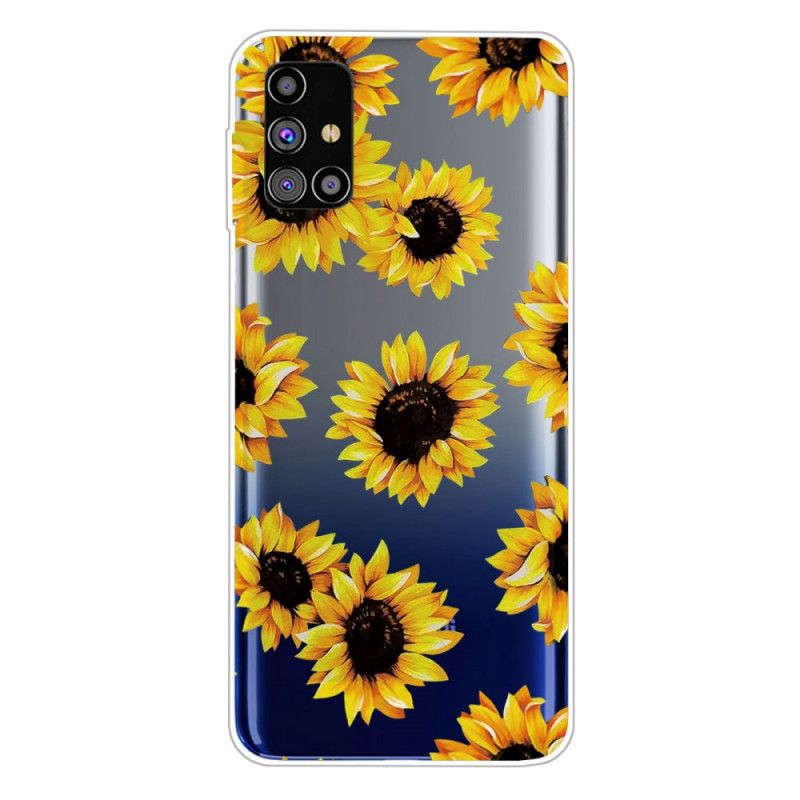 Kuori Samsung Galaxy M51 Auringonkukat Suojakuori