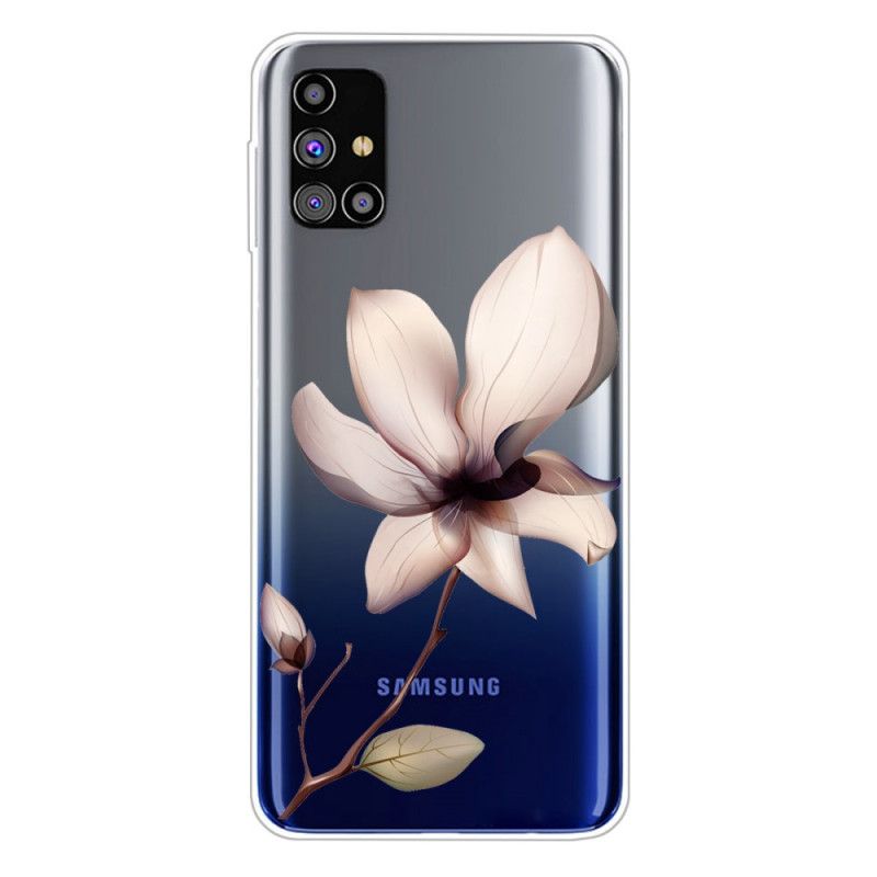 Kuori Samsung Galaxy M51 Beige Vihreä Ensiluokkainen Kukka