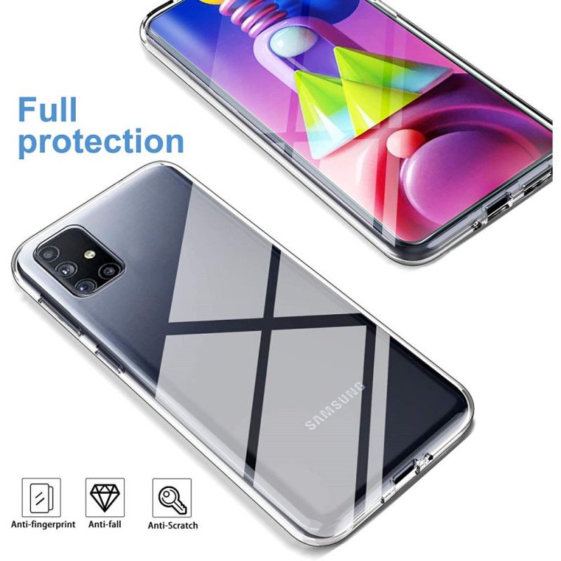 Kuori Samsung Galaxy M51 Kuori Ja Seulakarkaistu Lasi Suojakuori