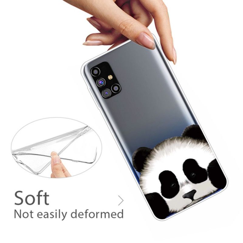 Kuori Samsung Galaxy M51 Läpinäkyvä Panda