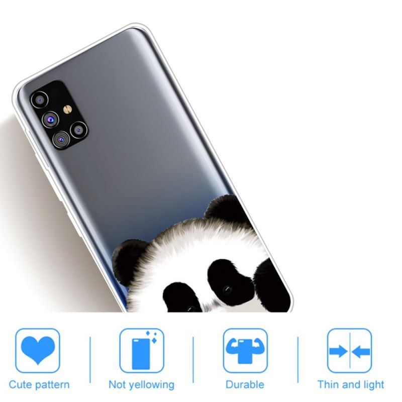 Kuori Samsung Galaxy M51 Läpinäkyvä Panda