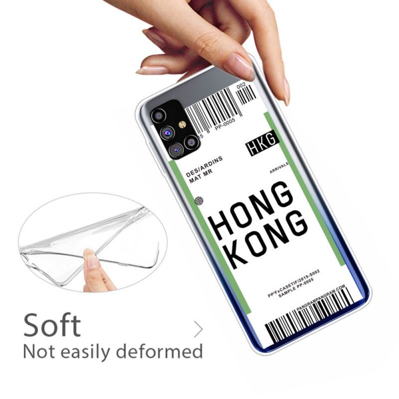 Kuori Samsung Galaxy M51 Maihinnousukortti Hongkongiin Suojakuori