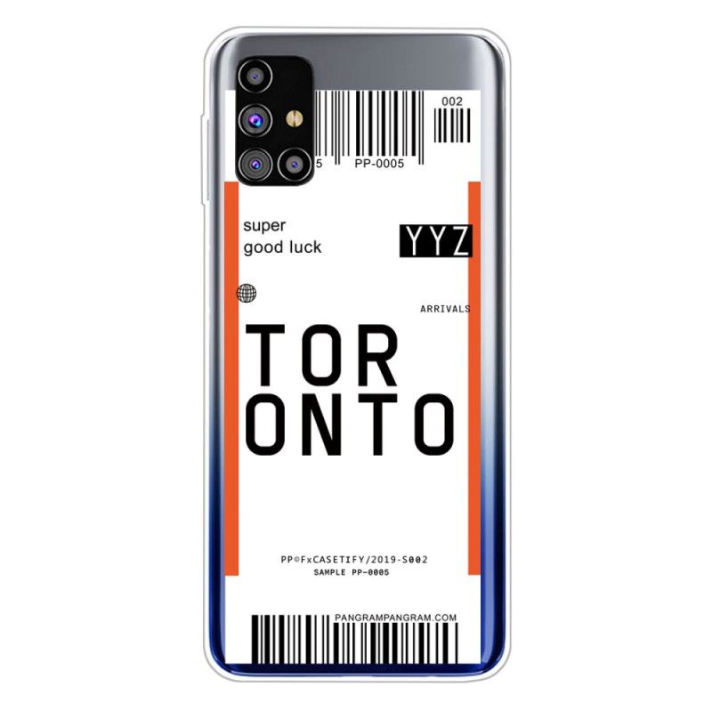 Kuori Samsung Galaxy M51 Maihinnousukortti Torontoon