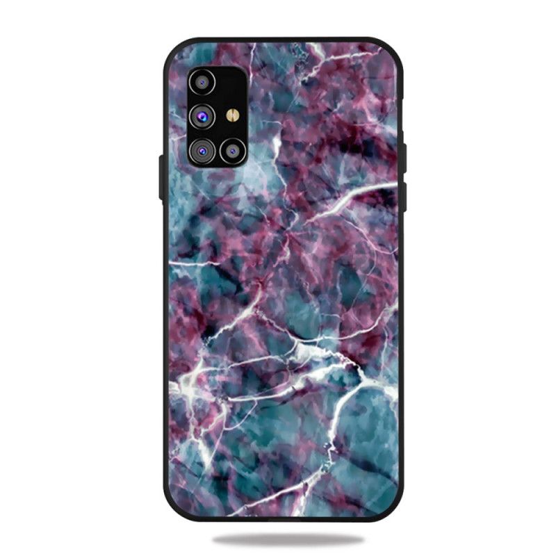 Kuori Samsung Galaxy M51 Puhelinkuoret Violetti Marmori