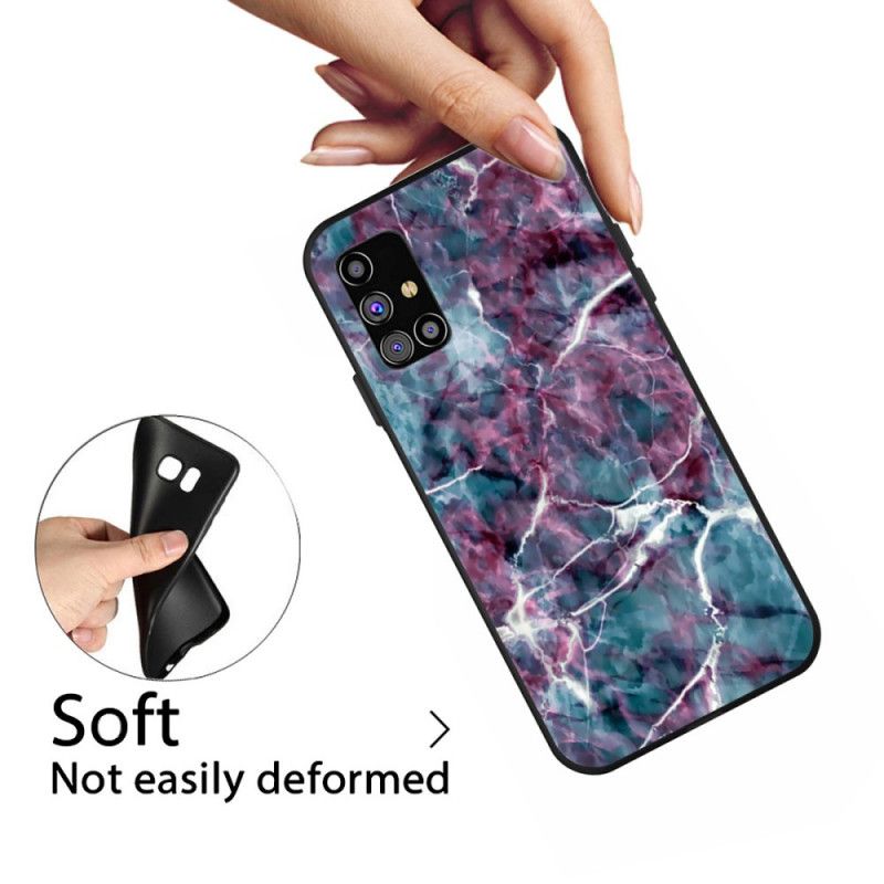 Kuori Samsung Galaxy M51 Puhelinkuoret Violetti Marmori