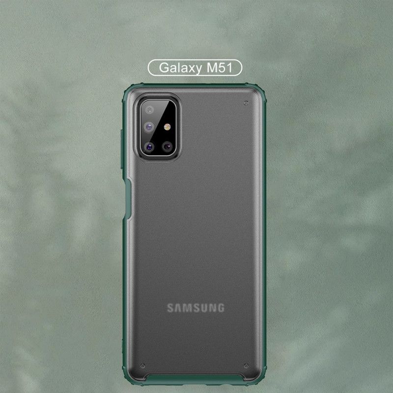 Kuori Samsung Galaxy M51 Punainen Musta Himmeä Hybridi