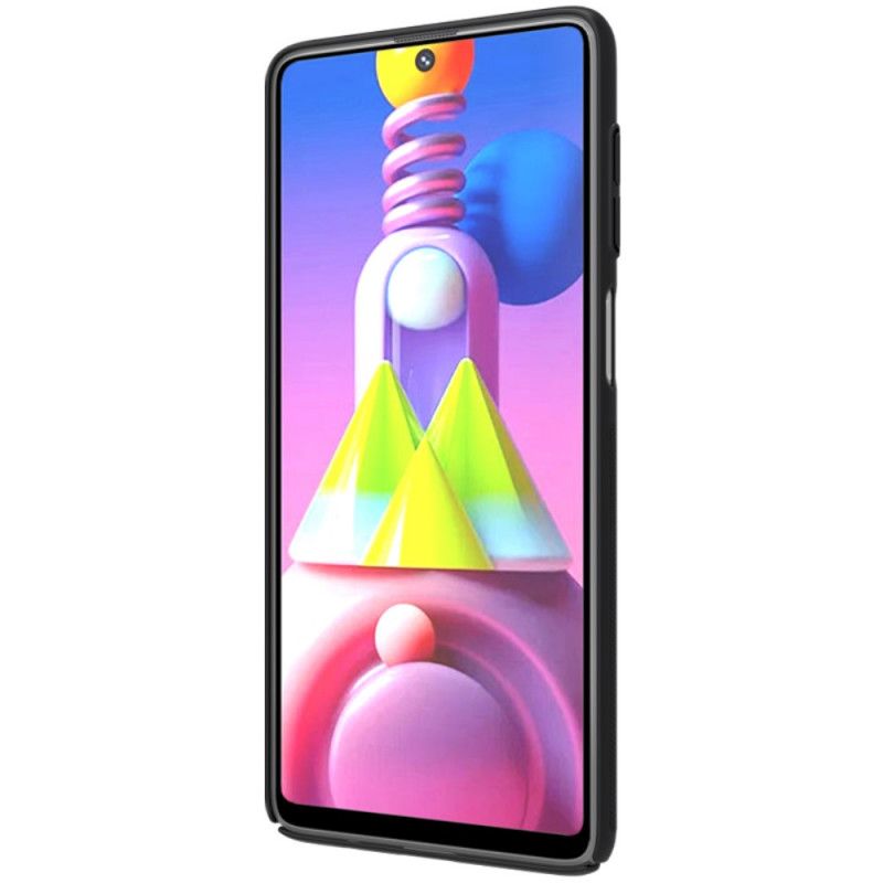 Kuori Samsung Galaxy M51 Valkoinen Musta Jäykkä Himmeä Nillkin