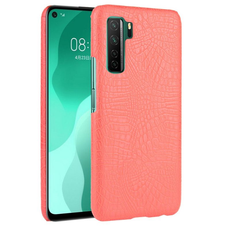 Case Kuoret Huawei P40 Lite 5G Valkoinen Musta Puhelinkuoret Krokotiilin Ihovaikutus