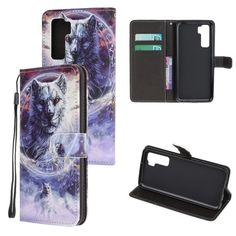 Flip Case Huawei P40 Lite 5G Susi Talvella Remmi