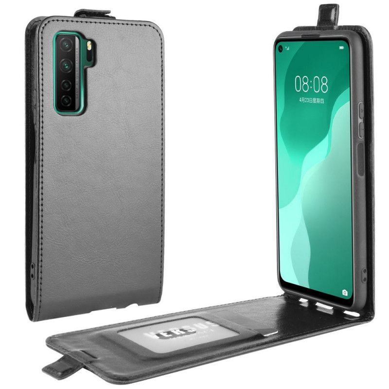 Flip Case Huawei P40 Lite 5G Valkoinen Musta Taitettava