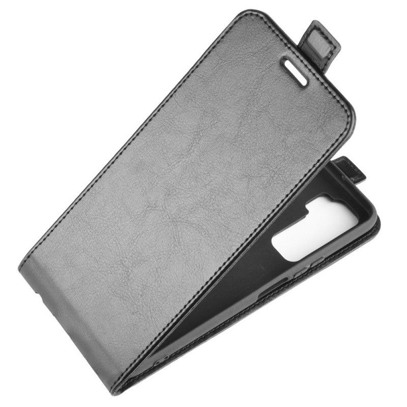 Flip Case Huawei P40 Lite 5G Valkoinen Musta Taitettava