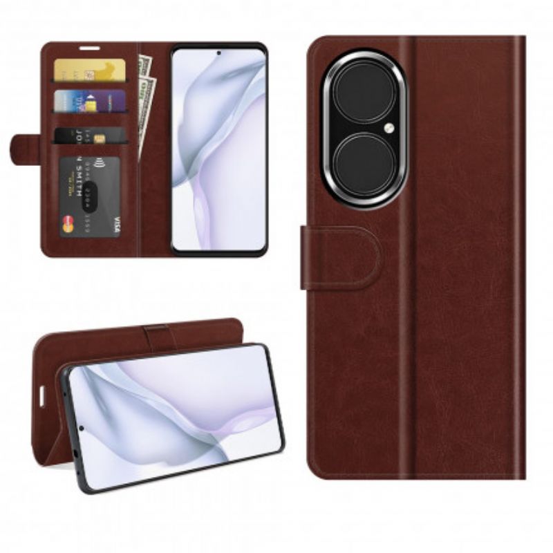 Flip Kotelot Huawei P50 Style Leather Design