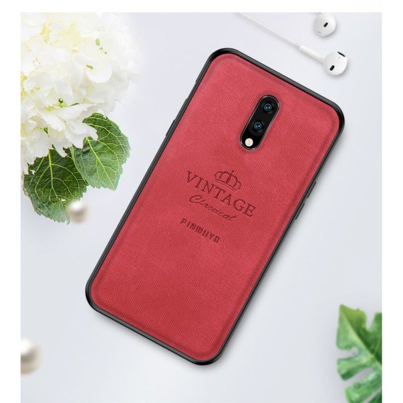 Case Kuoret OnePlus 7 Harmaa Musta Puhelinkuoret Kunniallinen Vintage Pinwuyo