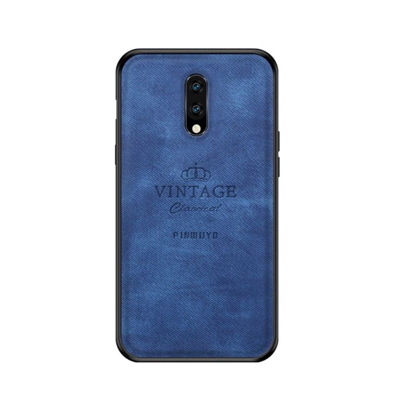 Case Kuoret OnePlus 7 Harmaa Musta Puhelinkuoret Kunniallinen Vintage Pinwuyo