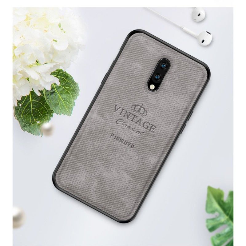 Case Kuoret OnePlus 7 Harmaa Musta Puhelinkuoret Kunniallinen Vintage Pinwuyo