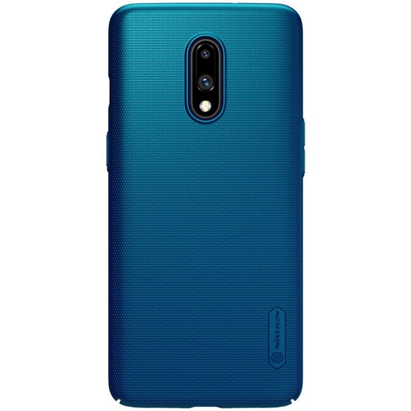 Case Kuoret OnePlus 7 Valkoinen Musta Puhelinkuoret Jäykkä Himmeä Nillkin