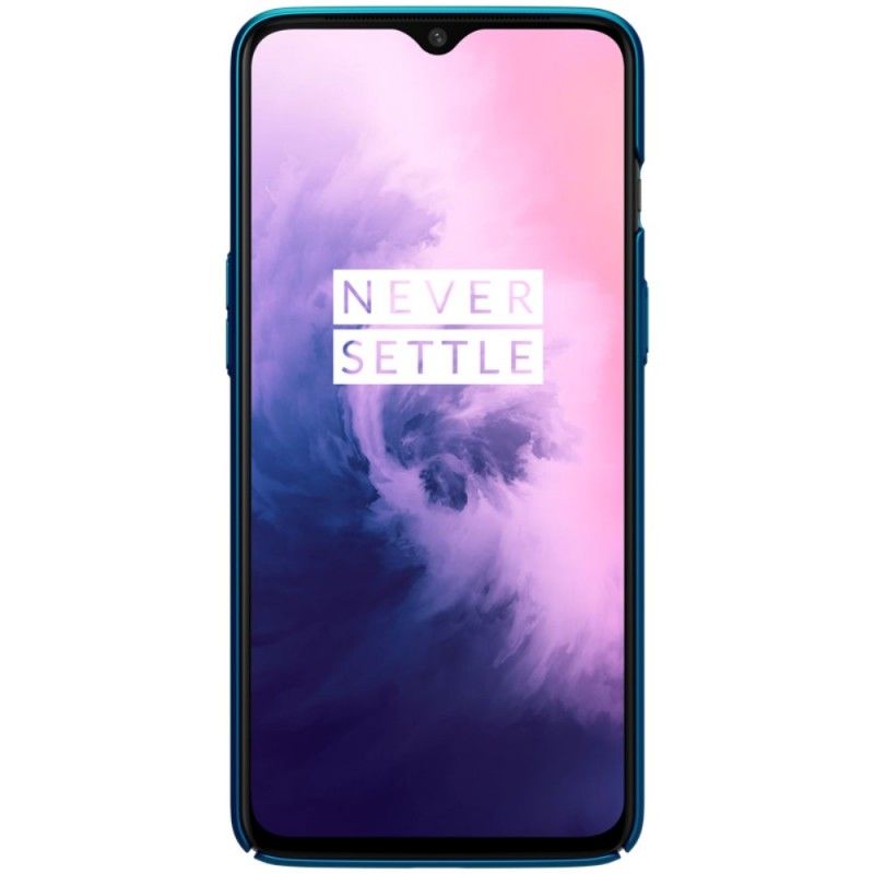 Case Kuoret OnePlus 7 Valkoinen Musta Puhelinkuoret Jäykkä Himmeä Nillkin