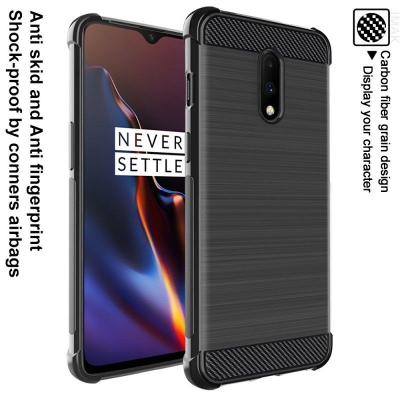 Kuori OnePlus 7 Harjattu Imak-Hiilikuitu