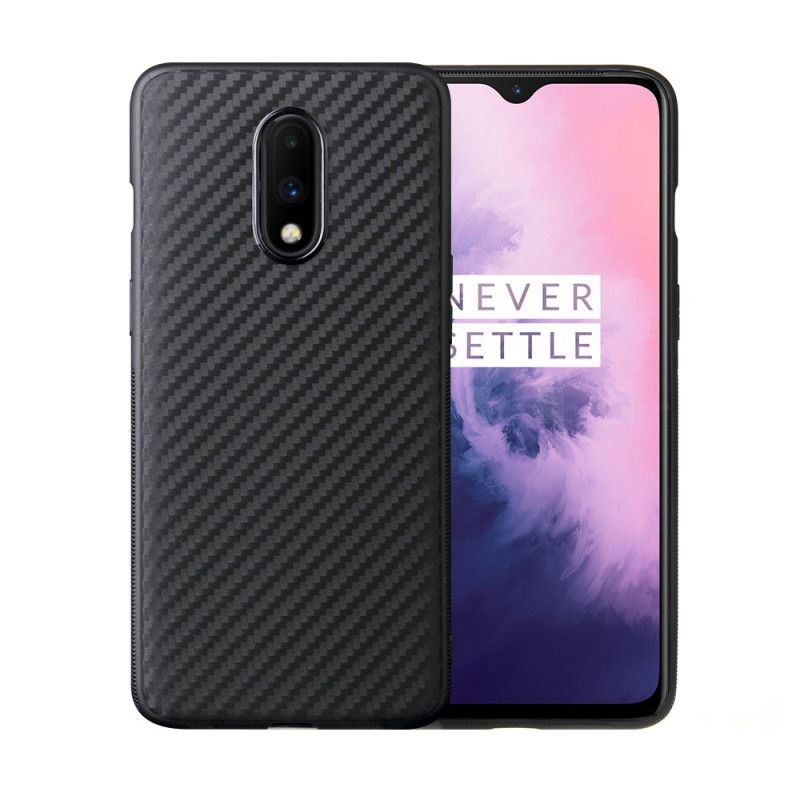 Kuori OnePlus 7 Musta Maaginen Hiilikuitu