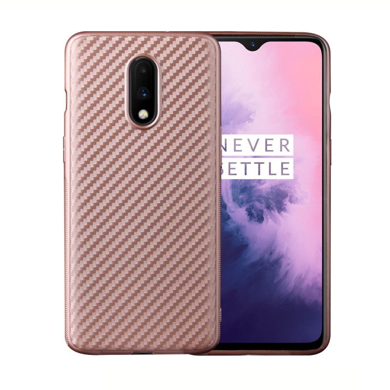 Kuori OnePlus 7 Musta Maaginen Hiilikuitu