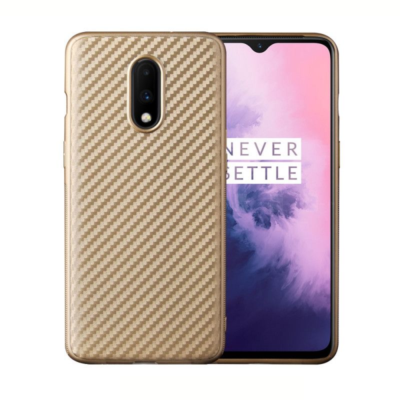 Kuori OnePlus 7 Musta Maaginen Hiilikuitu