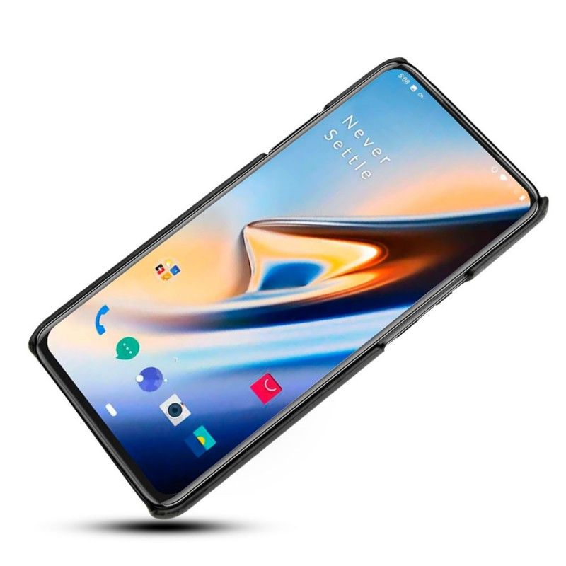 Kuori OnePlus 7 Punainen Musta Kankaan Aukko