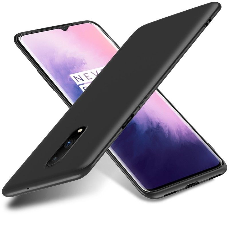 Kuori OnePlus 7 Tummanpunainen Musta Huoltajasarja X-Taso Suojakuori