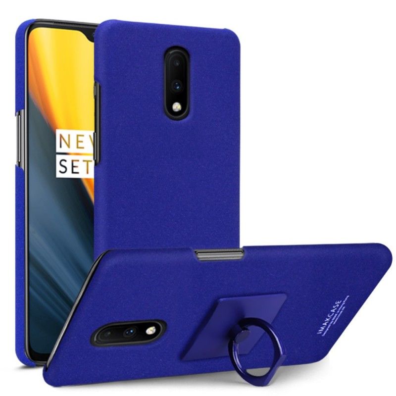 Kuori OnePlus 7 Tummansininen Musta Imak-Rengas Suojakuori