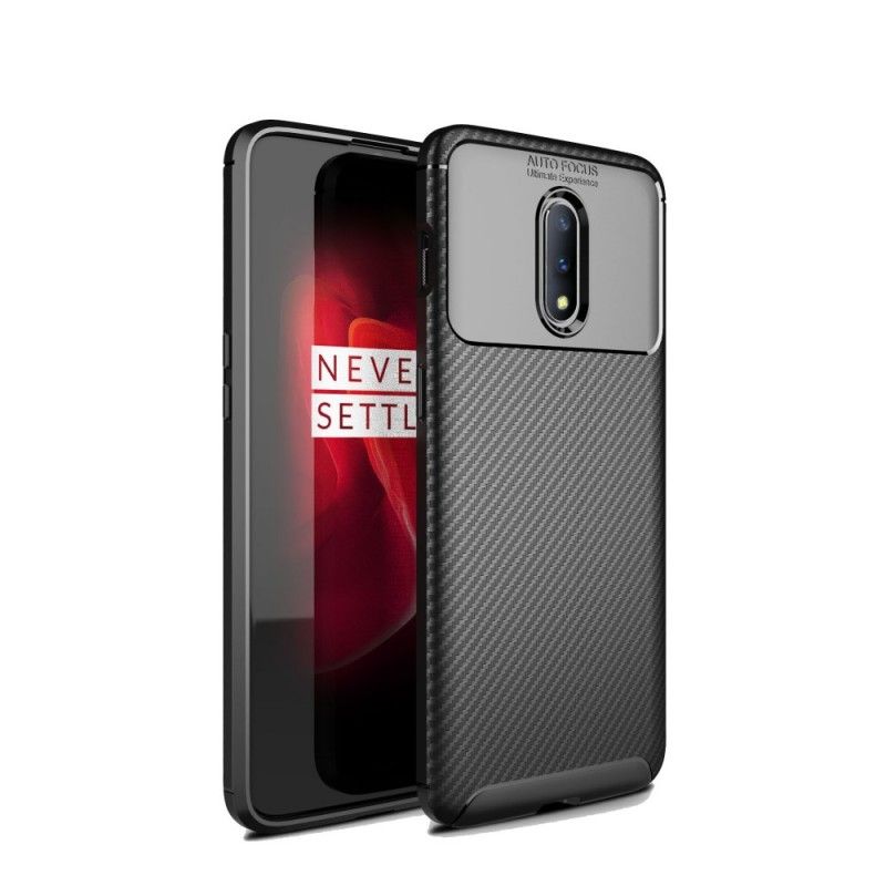 Kuori OnePlus 7 Tummansininen Musta Joustava Hiilikuiturakenne