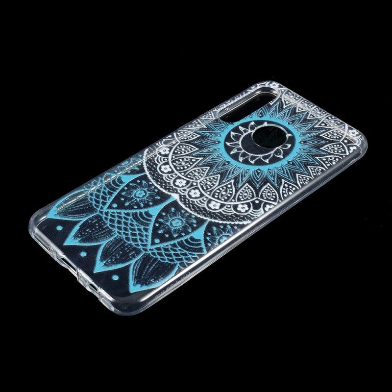 Case Kuoret Huawei P30 Lite Vaaleansininen Vaaleanpunainen Puhelinkuoret Läpinäkyvä Värikäs Mandala