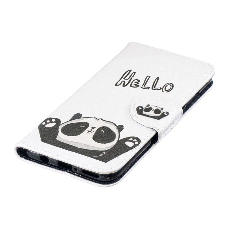 Flip Case Huawei P30 Lite Hei Panda