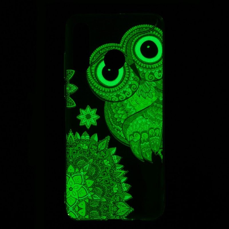 Kuori Huawei P30 Lite Fluoresoiva Mandalapöllö Suojakuori