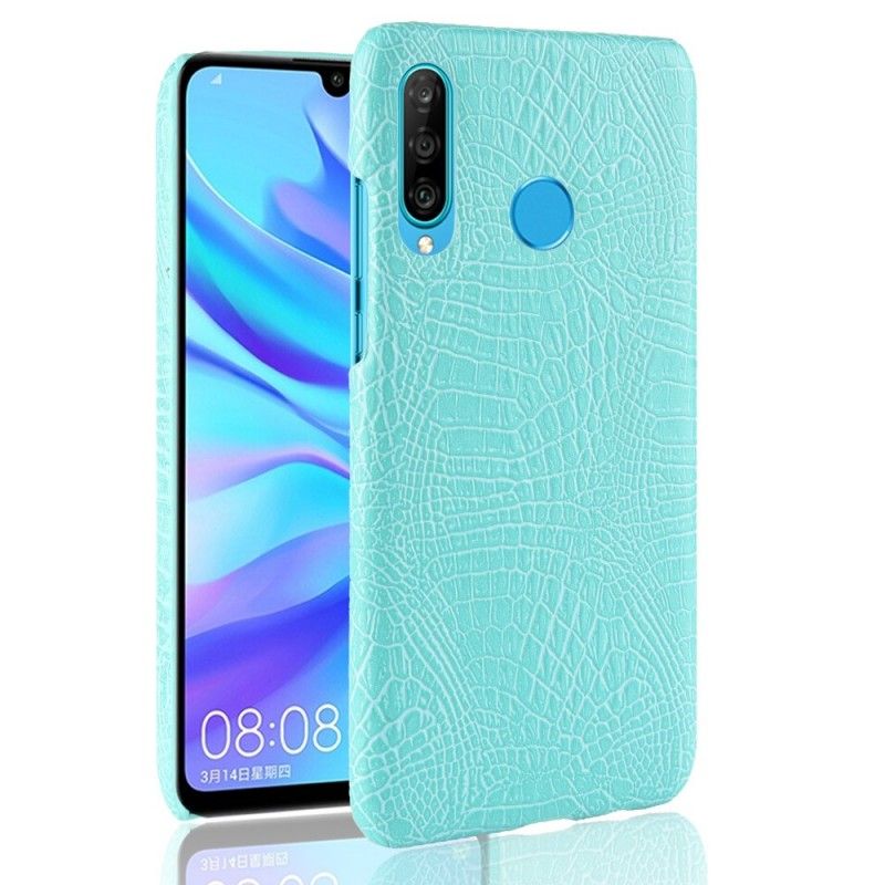 Kuori Huawei P30 Lite Punainen Musta Krokotiilin Ihovaikutus