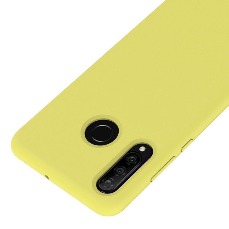 Kuori Huawei P30 Lite Punainen Musta Silikonineste