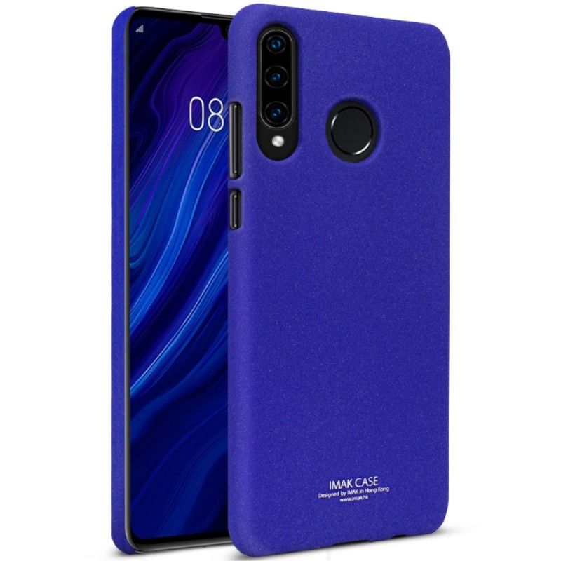 Kuori Huawei P30 Lite Tummansininen Silkkisarja Suojakuori